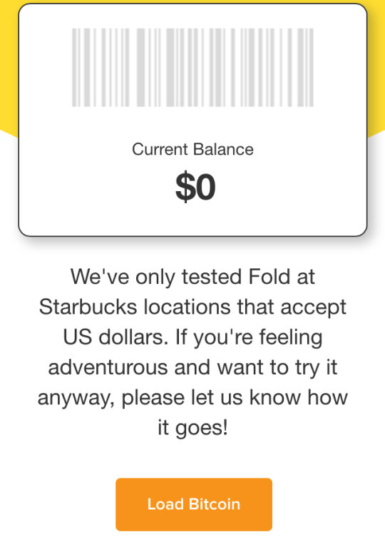 Empty Foldapp Giftcard